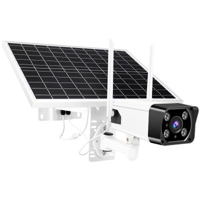 China NIGHT VISION 2MP 1920X1080 10400mAh Outdoor Solar IP PTZ Camera 4G Camera for sale