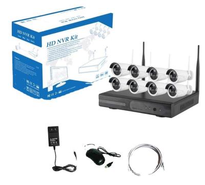 China NIGHT VISION Factory 8Ch Wifi Home CCTV Dvr System Screen Camaras De Seguridad De 8 for sale