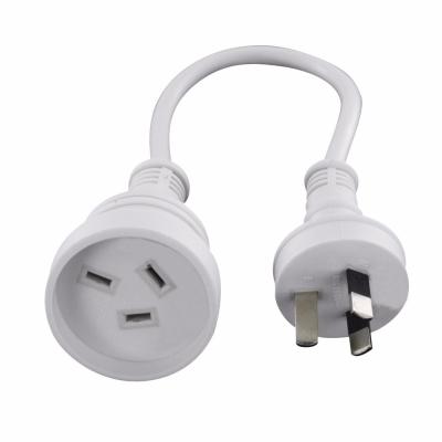 China Home Appliance Extension Lead 10A 250V 3 PIN Plug SAA Australia for sale