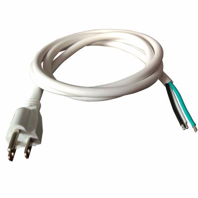 China Home Appliance ETL USA American /Canada 3 Pin Heavy Duty 105C Degree NEMA 5-15P Power Supply Cord for sale