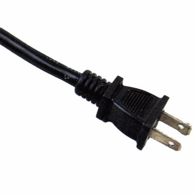 China Home Appliance ETL USA American /Canada 2 Pin Flat NEMA 1-15P AC Power Supply Cord for sale