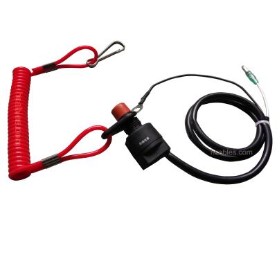 China Outdoor Lanyard Lanyard Motor Kill Stop Switch Safety Motor Boat/Motorcycle Boat/Motorcycle for sale