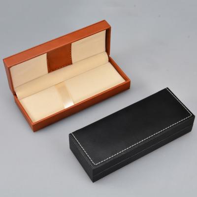 China 2022 New Recyclable High Quality Customized Business Logo Pen Gift Box Luxury Pen Gift Boxes PU Packaging Boxes for sale