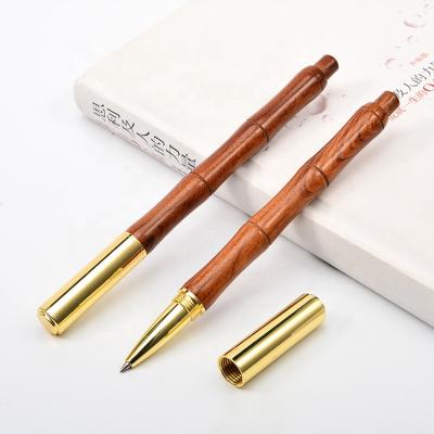 China Normal Stationery and Office Roller Gel Pens Customized Logo Gift Pen Promotion Luxury Wood Pen for sale