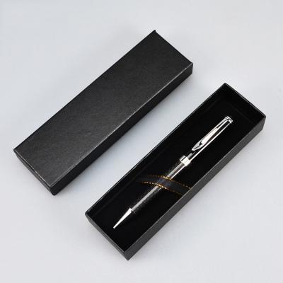 China Box: Recyclable Pen: Ballpoint Pen Ink Business Gift Oil Shaped Pens Set Customized Luxury Tip Logo Carbon Fiber Metal Pen With Paper Box Accepted Ballpen Wholesale Real for sale