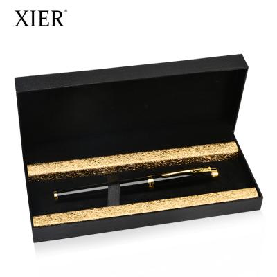 China Wholesale Custom Recyclable Logo Gel Pen Box With Roll Luxury Pen Set For Promotion Gift Metal Gift Case for sale