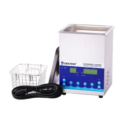 China Hotel 2L 60W Variable Frequency Ultrasonic Cleaner For Jewelry And Dental for sale