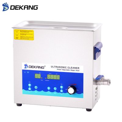 China Hotel PCB Ultrasonic Watch Cleaning Machine For Spare Parts 6.5L Glasses for sale