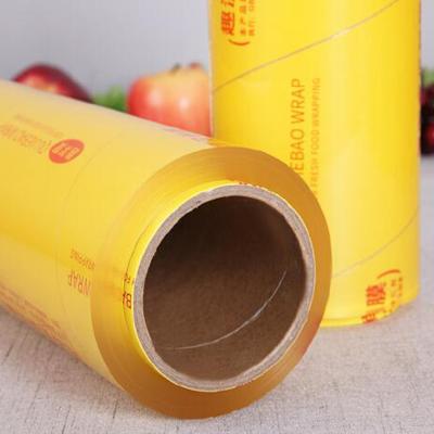 China Moisture Proof PE And PVC , POLYVINYLIDENE CHLORIDE Food Grade Stretch Wrap Film for sale