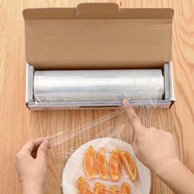 China Moisture Proof Cling Transparent Stretch Food Package Wrap Film for sale