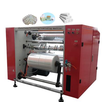 China Food Slitting Stretch Film Rewinding Machine can make coreless film for sale