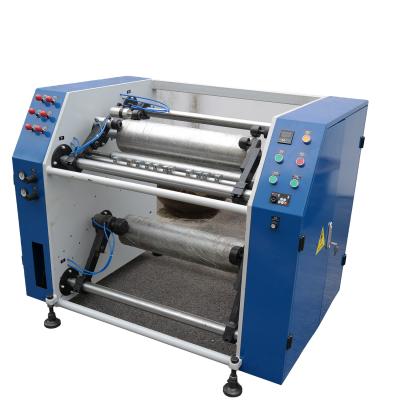 China Professional Food Stretch Film Slitting Rewinding Machine /Cling Film Slitter And Rewinder for sale