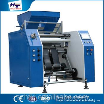 China Professional Fully Automatic Commodity Pre-stretch Stretch Film Slitter Rewinder for sale