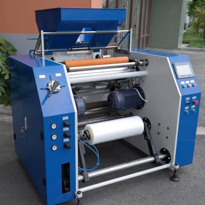 China Food Manual / Automatic Aluminum Foil Stretch Film Rewinder Machine Maker for sale