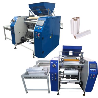 China Food Stretch Film Wrap Rewinding Machine With Full Automatic for sale