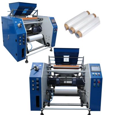 China Food Stretch Film Prestretch Rewinding Machine With Full Automatic for sale