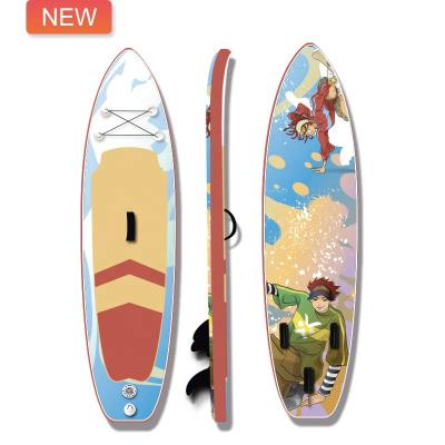 China Hot sale 11ft unisex single layer drop point Inflatable Surfking paddle stand up paddle board dropship for sale