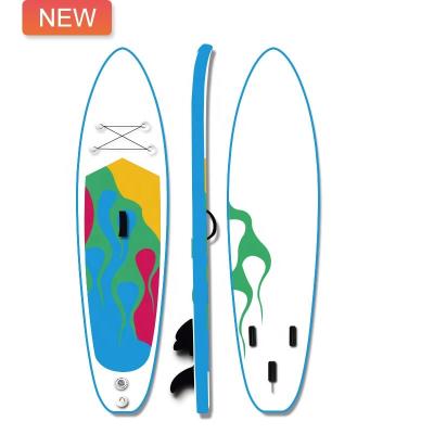 China Hot Sale 11ft Unisex Double Layer Surfking Stand Up Board Inflatable Drop Stitch Pedal Board Surf Fishing Unisex for sale