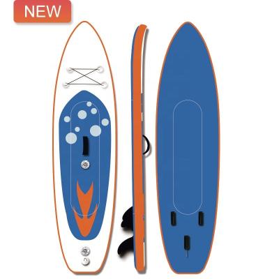 China Double Drop Point Unisex Surfking Paddle Board PVC Surfboard Inflatable Chamber Surfboards for sale