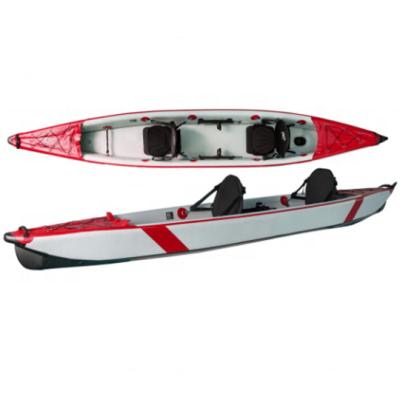 China Drop Stitch+ PVC Surfking ODM OEM Customized Drop Stitch PVC Canoe / Inflatable Fishing Kayak 2 Person for sale