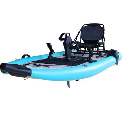 China PVC+Drop Customization Drop Stitch Pedal Drive Point Stored System Fishing Pedal Panel Kayak Pedal Control for sale