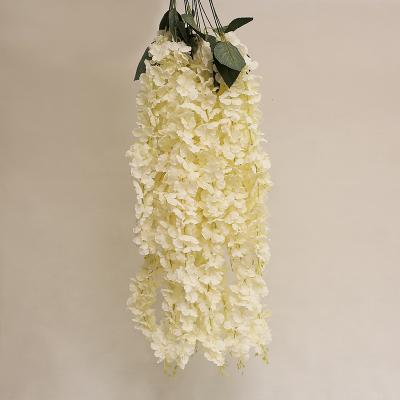 China Wholesale Artificial Flowers Hanging Decoration Wisteria Flowers For Wedding Decoration Wisteria Flowers for sale