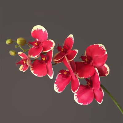 China Real Touch Artificial Flowers PU Orchid Flowers Wholesale Artificial Flower Garlands for sale