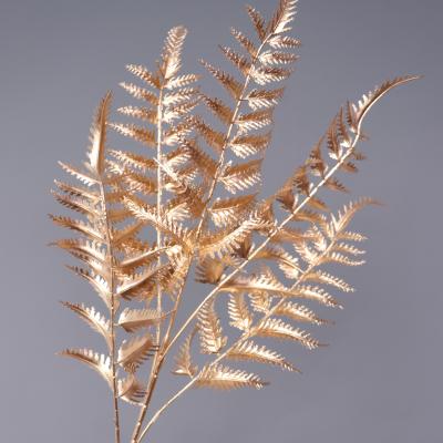 China Decorative Artificial Decoration Gold Foil Plants For Wedding Deco for sale