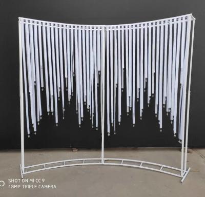 China Fashional String Curtain with Crystal Ceiling Drapes Mandap Drapes for sale