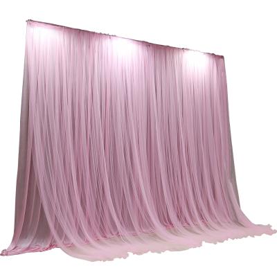 China White Wedding Backdrop 2*2M/custom R 2*2m Backdrop Curtains Decoration Fabric for sale