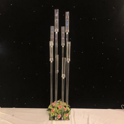 China Acrylic Decoration Flower Stand Wedding Decoration Table Centerpieces for sale