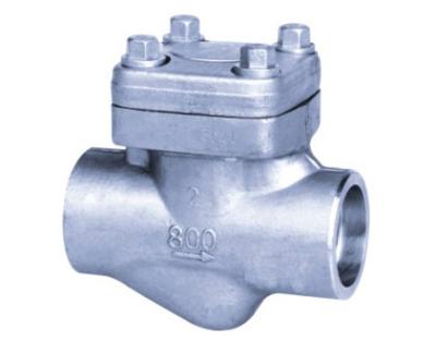 China KATA VALVE SMALL SIZE FORGED STEEL CHECK VALVE NPS 1/2