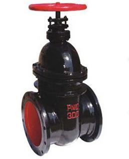 China Cast Iron Solid Wedge Gate valve ANSI Flange with Non-Rising Stem for sale