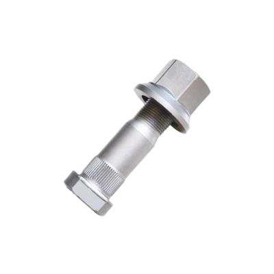 China Factory Wholesale Good Quality Low Price Stainless Steel Size M22x1.5x98 Wheel Hub Bolt Nuts For European Truck for sale