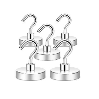 China Industrial Magnet Heavy Duty Strong Magnetic D32 Hooks For Storage And Organization Kitchen Home Accessories for sale