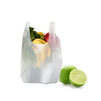 China Factory Price 100% Biodegradable and Compostable PLA and PBAT 100% Biodegradable and Compostable T Shirt Bags with BPI OK Compostable Certificate for sale