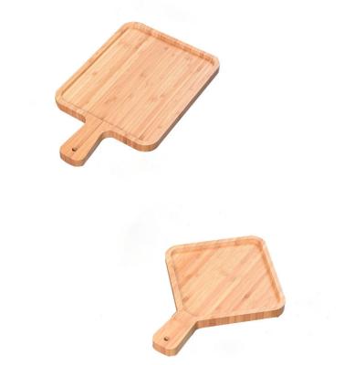 China Wholesale Rectangle Restaurant Eco Friendly Fiber Serving Plater Stocked Bamboo Tray for sale