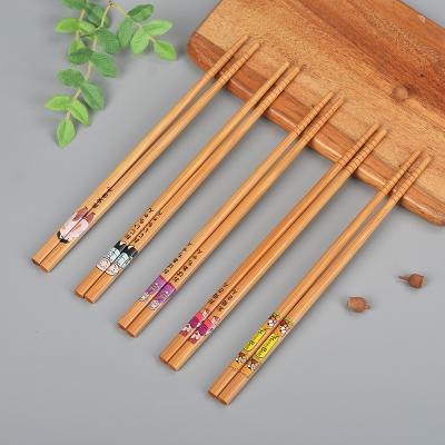 China Viable Natural 100% Chinese Reusable Wooden Bamboo Chopsticks/Wholesale Japan Custom Bamboo Round Chopsticks for sale