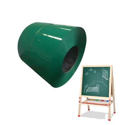 China Factory Price Making Pipes Thick 0.2mm PPGI Green Coated Galvanized Steel Coil For Writing Board for sale