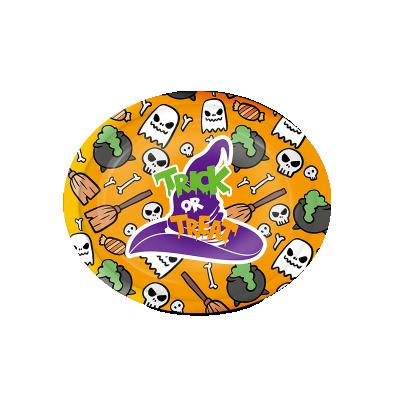 China 2021 Customized Disposable Traditional Halloween Tableware Wholesale Disposable Tableware Making Sets For Halloween Party Supplies for sale