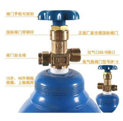 China Industrial Gas and Gas 2.5lb 5lb 10lb 15lb 20lb Medical CO2 Cylinder Tank Aluminum Oxygen Cylinder with Valve QF-2 Premium Safety Lpg Brass/Nitrog Oxygen en venta