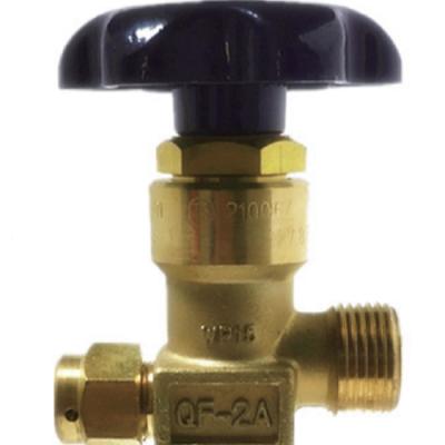 Cina QF-2ACarbon Carbon Dioxide Cylinder Valve CGA Cylinder Valve Oxygen Nitrogen Gas Cylinder Valves Made in Brass in vendita