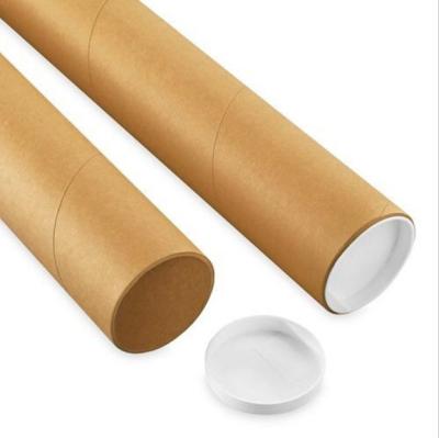 China China Wholesale Biodegradable Black Color Custom Printed Poster Shipping Paper Tubes for sale