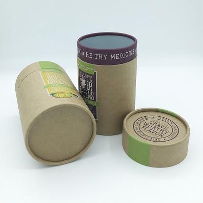 China Custom Eco-Friendly Round Paper Box Eco-Friendly Packaging Cylinder Cardboard Craft Empty Biodegradable Cardboard Boxes Packaging Tubes for sale