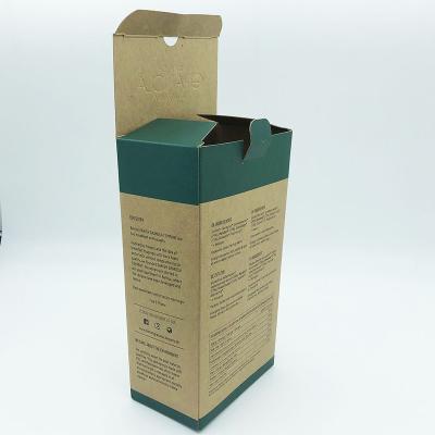 China Logo Printed Brown Custom Craft Gift Recyclable Boxes Kraft Paper Packaging Box for sale