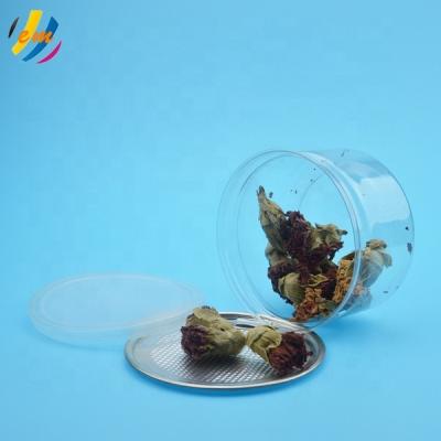 China Wholesale Clear Dry Plastic Pet Food Canned Food Jar With Lid for sale