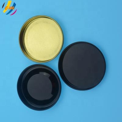 China High Quality Pilfer Proof Tinplate Metal Tray Lid Bottom For Carton Tube for sale