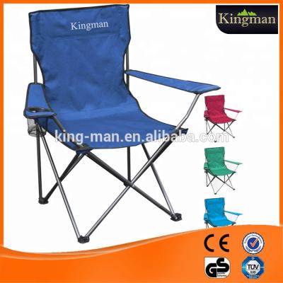 China Durable Camping Chair Folding Fishing Armchair Chair High Quality Durable Beach Chairs With Mesh Cup Holder for sale