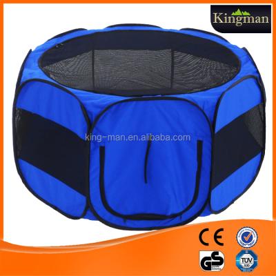 China Hot Selling Sun Proof Water Proof Folding Portable Pet Tent Oversized Kennel Cat Shelter Ripstop Mesh Waterproof for sale