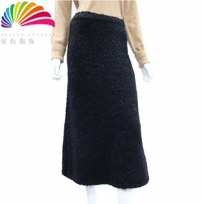 China Plus size 2019 winter new women's clothing classic style long lady skirt for sale